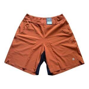 NWT Malo Republic Men's Arvo Performance Shorts Unlined Rust Size Small
